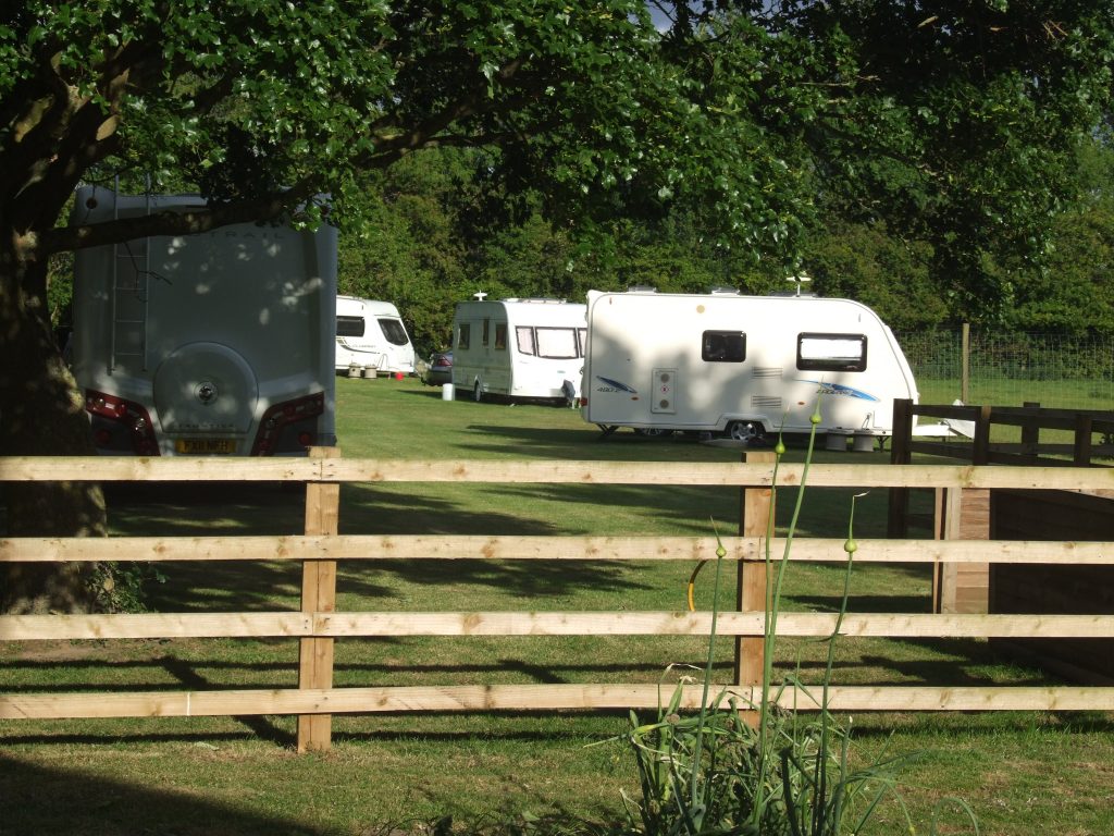 Fen Farm Caravan Park near Sleaford in Lincolnshire.